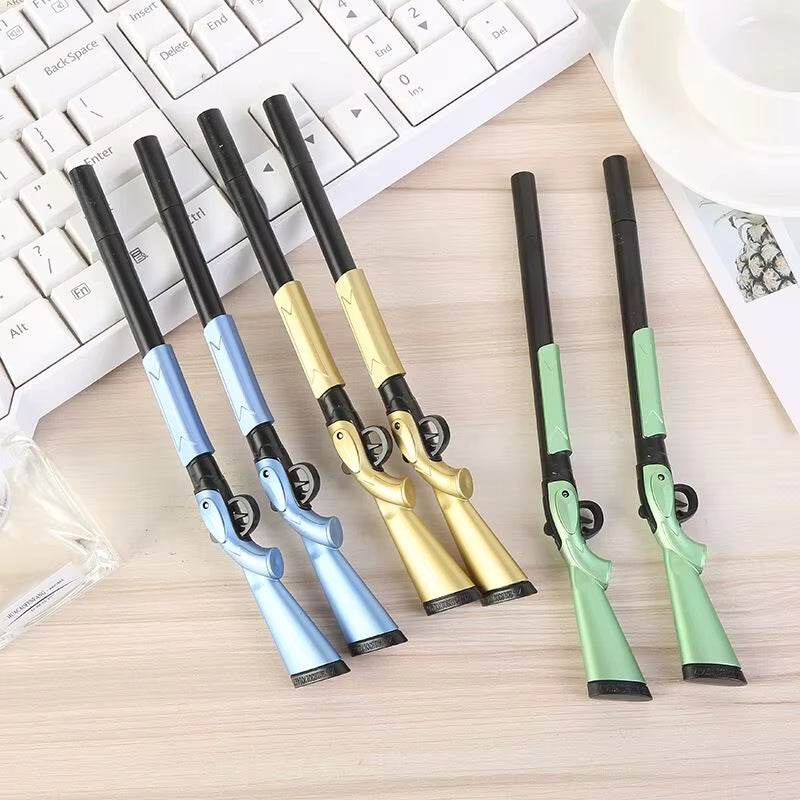 Cute Rifle-Shaped Gel Pen – Fun School Stationery for Kids