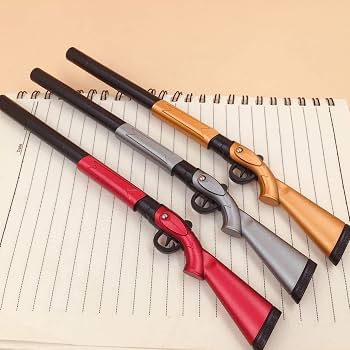 Cute Rifle-Shaped Gel Pen – Fun School Stationery for Kids