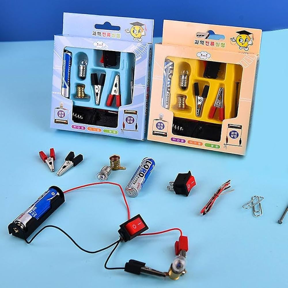 DIY Electricity Science Kit for Kids – Circuit Building Educational Learning Toy