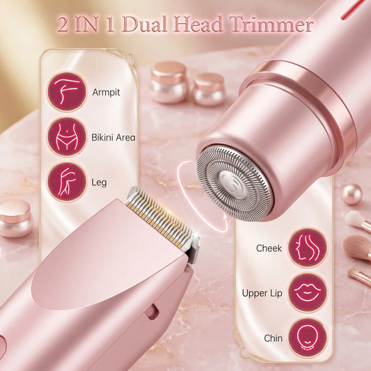 Multi Function 2 In 1 Rechargeable Double Head Trimmer