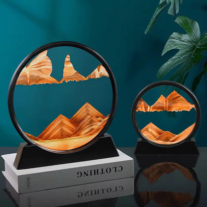 Decorative Moving Sand Art Hourglass –