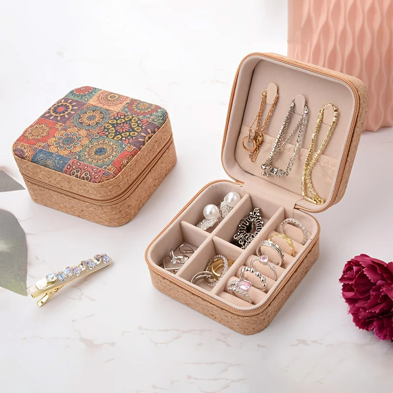 Travel Jewelry Storage Case – Floral Print