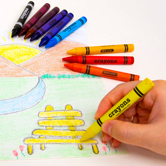 Fun Drawing Crayons for Children – 12 Colors