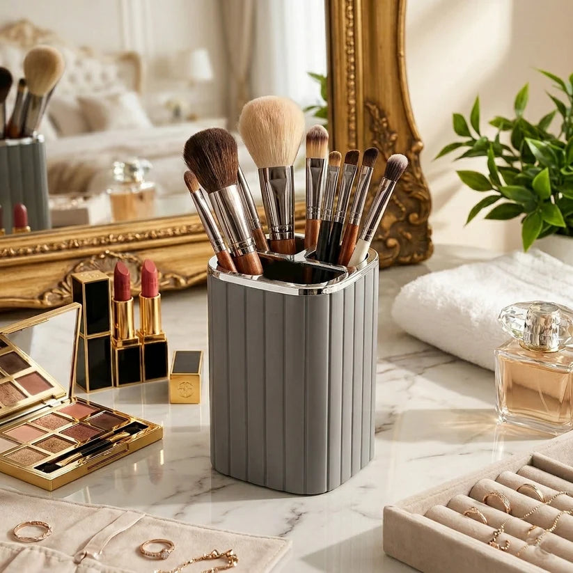Multi Purpose Plastic Toothpaste & Cosmetic Brush Holder