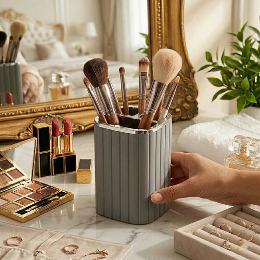 Multi Purpose Plastic Toothpaste & Cosmetic Brush Holder