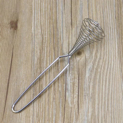 Spring Whisk Stainless Steel Egg Beater