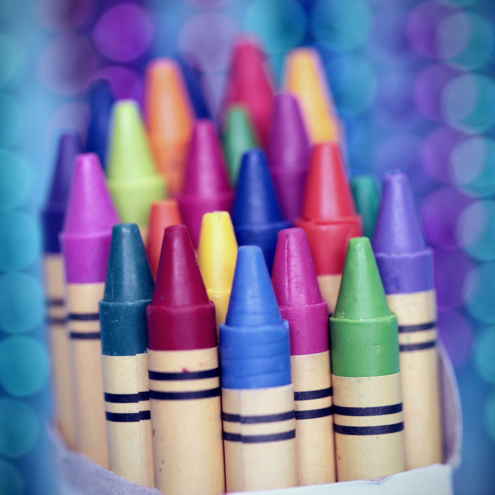 Kids Coloring Crayons – 6 Vibrant Colors