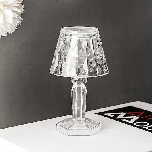 Mini Crystal Table Lamp, Home and Living 