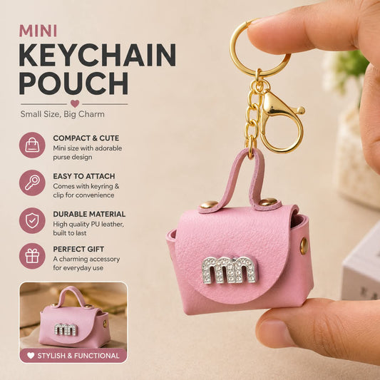 Mini Handbag Keychain Pouch Cute & Stylish Design