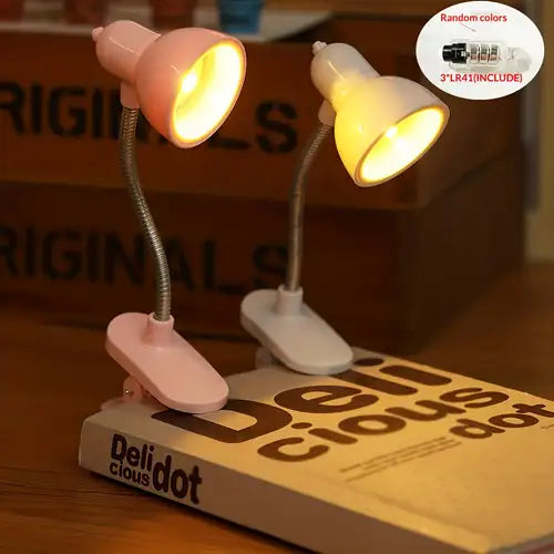 Mini LED Book Lamp – Clip-On Reading Light for Study & Writing (1 Pc)