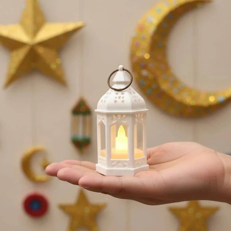 Mini LED Candle Lantern – Warm Decorative Light for Parties, Travel & Gifting