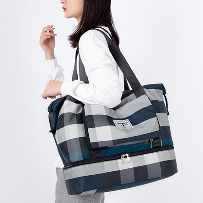 Multicolor Expandable Travel Bag
