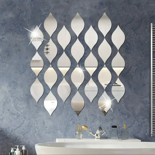 12 Pcs Acrylic Wall Design Decals For Stylish Home Decor