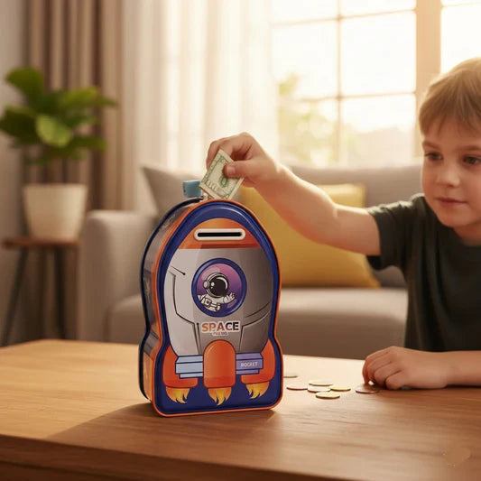 Safe Cash & Coin Box For Kids, Babies and Baby Toys 