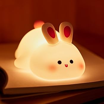  Silicone Rabbit Lamp, Home and Living 