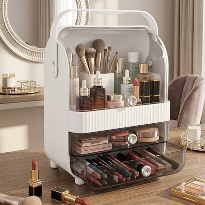 Skincare Organizer Box with 2 Drawers