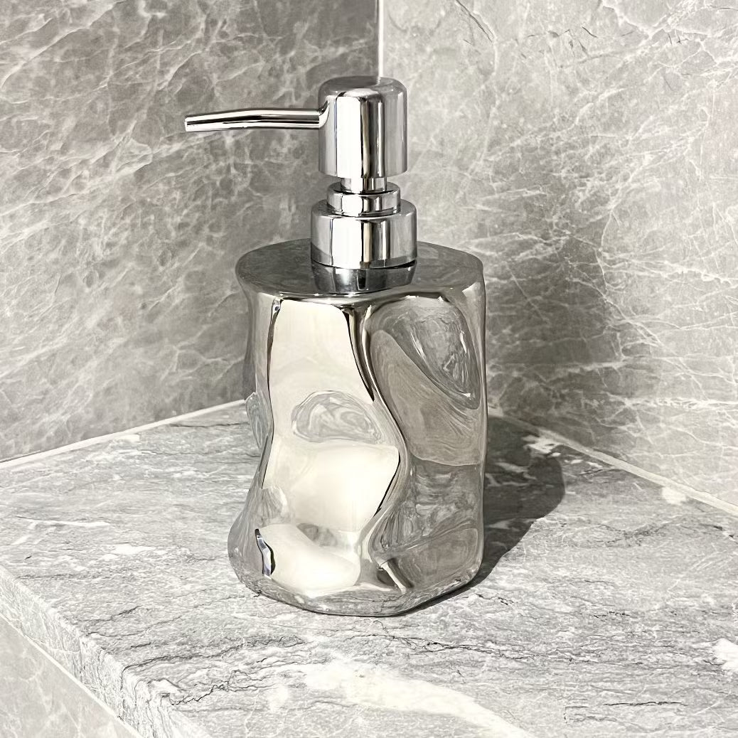 Ceramic Liquid Soap Bottle – 400ml Easy Press Dispenser, Home and Living 