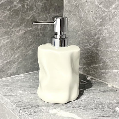 Bathroom Ceramic Liquid Soap Dispenser – 400ml Capacity, Home and Living 