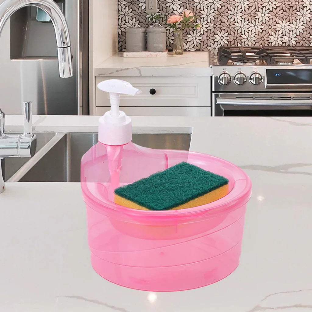 Soap Dispenser with Sponge, Home and Living 