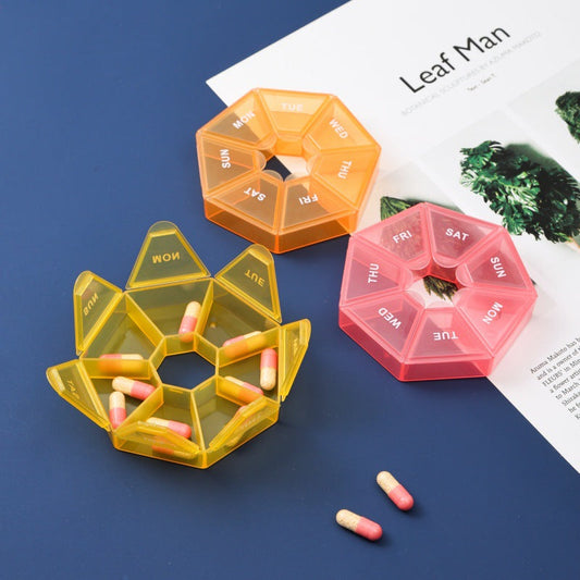Travel-Friendly 7 Day Pill Holder Organizer