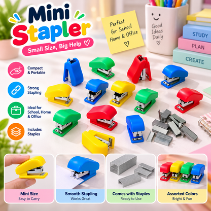 Handy Cute Mini Stapling Tool For Office & School Work