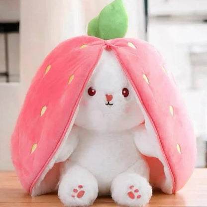 (25Cm/10Inch) Strawberry Bunny Plush