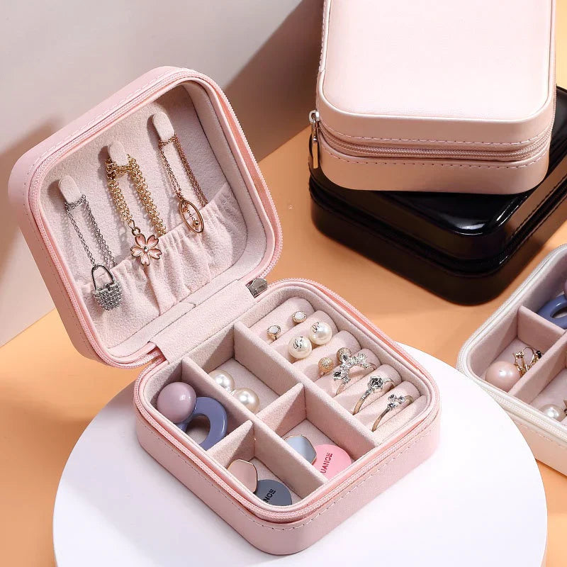 Premium Quality Plush Travel Jewelry Organizer Box.
