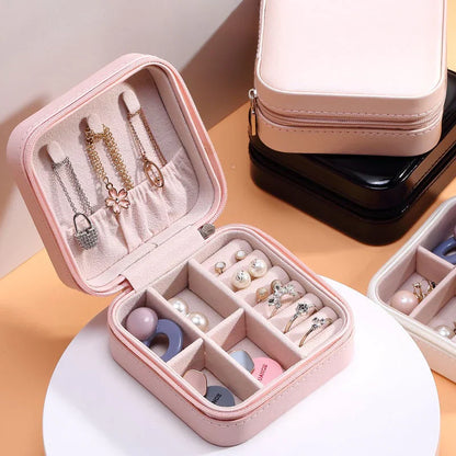 Premium Quality Plush Travel Jewelry Organizer Box.