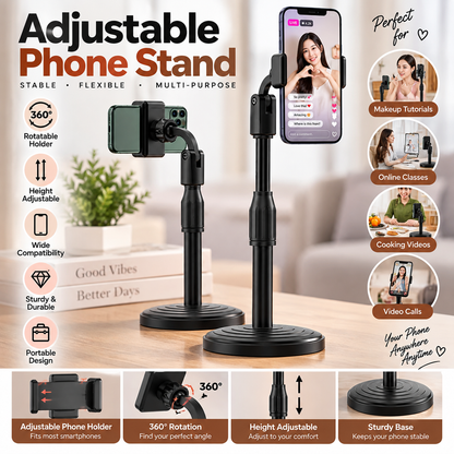 Universal Adjustable Desktop Microphone Holder