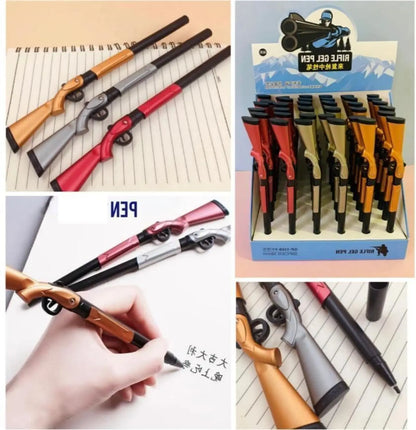 Cute Rifle-Shaped Gel Pen – Fun School Stationery for Kids