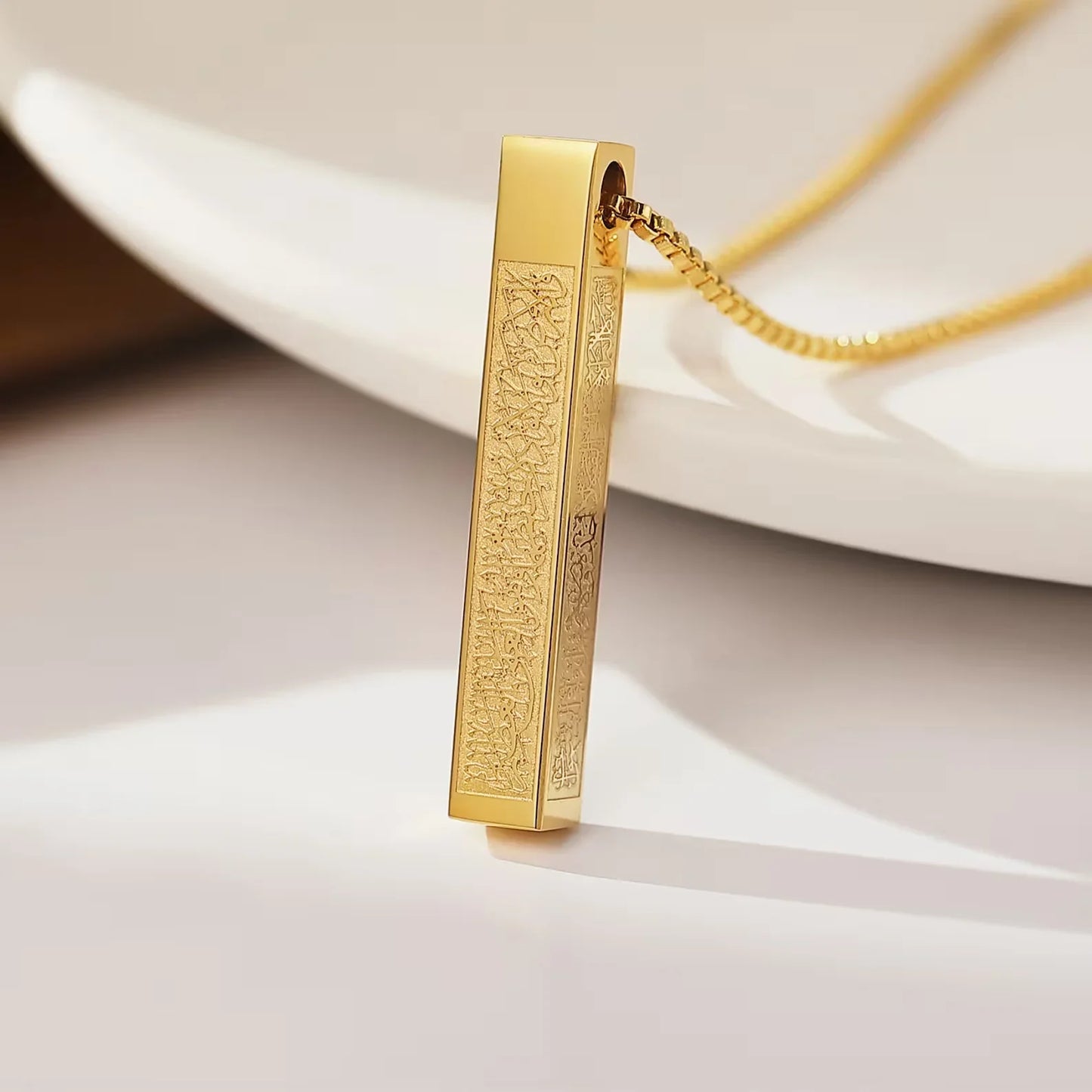 Spiritual Protection Bar Pendant